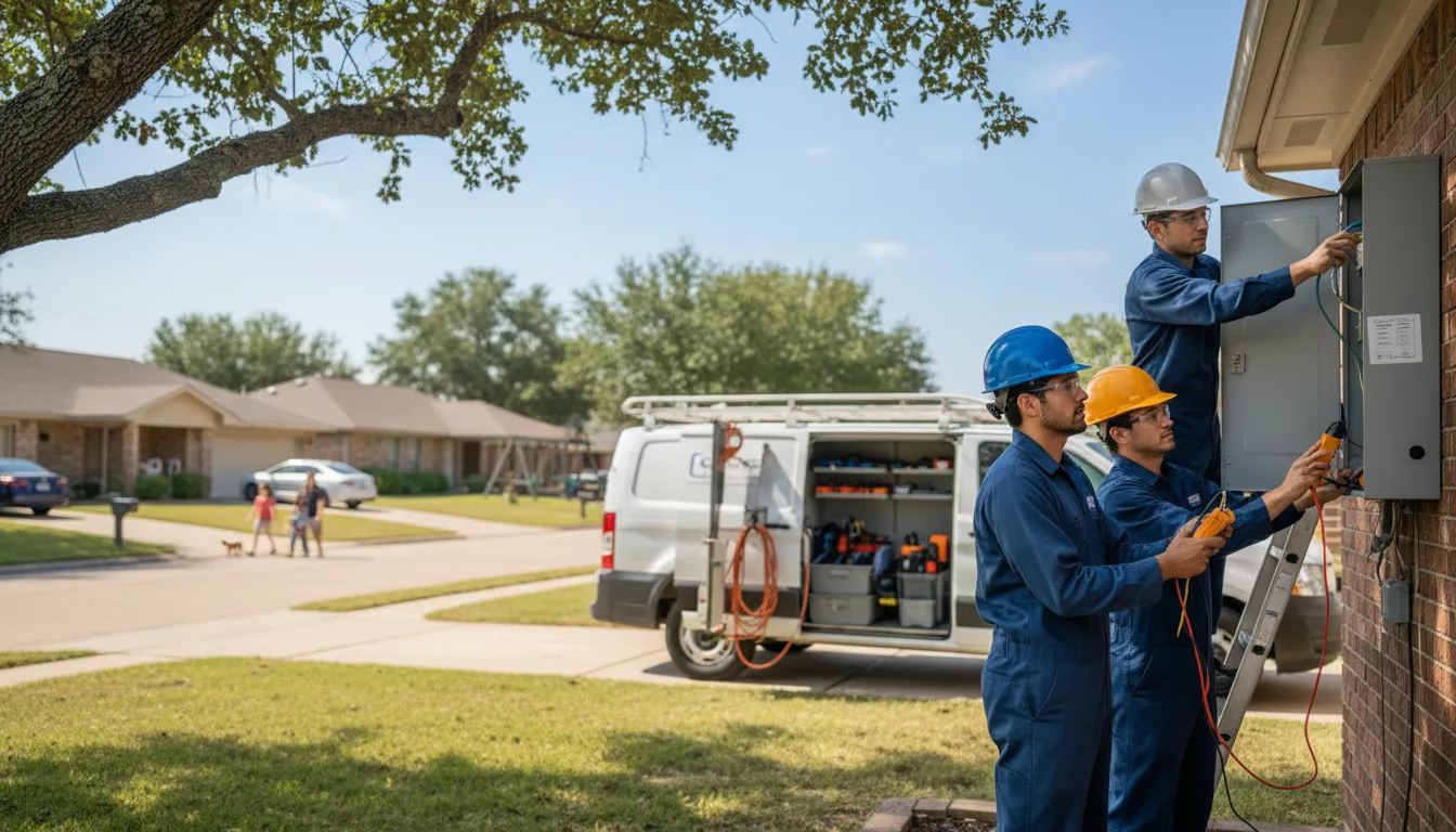 Certified electrician providing emergency electrical services in Troy, IL